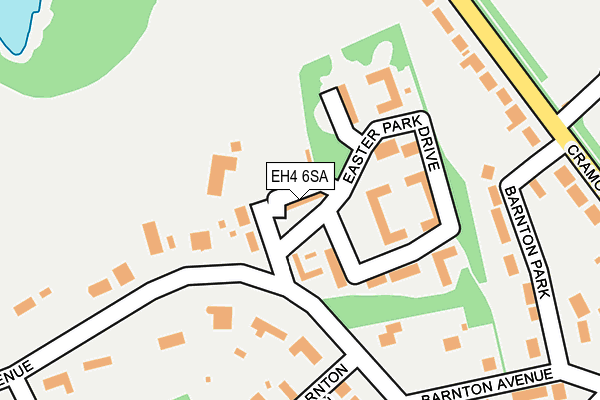 EH4 6SA map - OS OpenMap – Local (Ordnance Survey) EH4 6SA map - OS OpenMap – Local (Ordnance Survey)