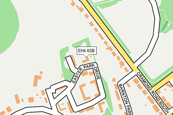 EH4 6SB map - OS OpenMap – Local (Ordnance Survey) EH4 6SB map - OS OpenMap – Local (Ordnance Survey)