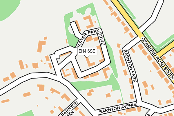EH4 6SE map - OS OpenMap – Local (Ordnance Survey) EH4 6SE map - OS OpenMap – Local (Ordnance Survey)