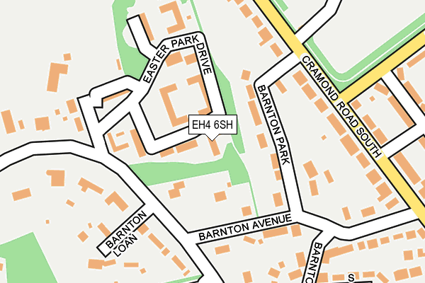 EH4 6SH map - OS OpenMap – Local (Ordnance Survey) EH4 6SH map - OS OpenMap – Local (Ordnance Survey)