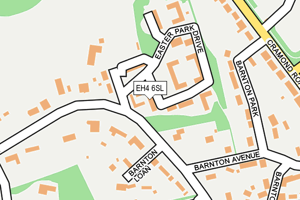 EH4 6SL map - OS OpenMap – Local (Ordnance Survey) EH4 6SL map - OS OpenMap – Local (Ordnance Survey)