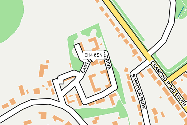 EH4 6SN map - OS OpenMap – Local (Ordnance Survey) EH4 6SN map - OS OpenMap – Local (Ordnance Survey)