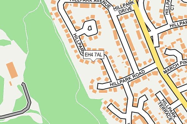 EH4 7AL map - OS OpenMap – Local (Ordnance Survey) EH4 7AL map - OS OpenMap – Local (Ordnance Survey)