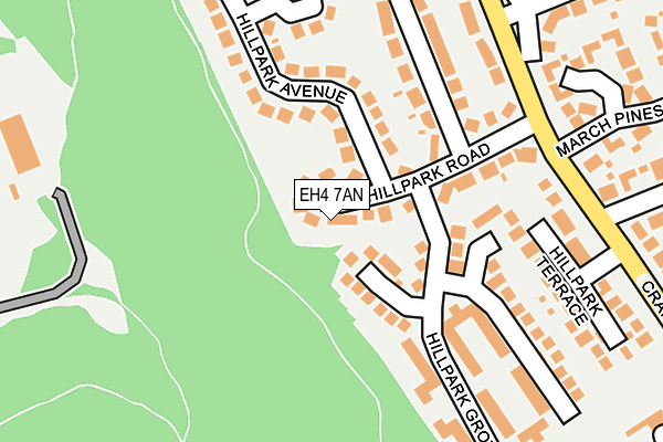 EH4 7AN map - OS OpenMap – Local (Ordnance Survey) EH4 7AN map - OS OpenMap – Local (Ordnance Survey)