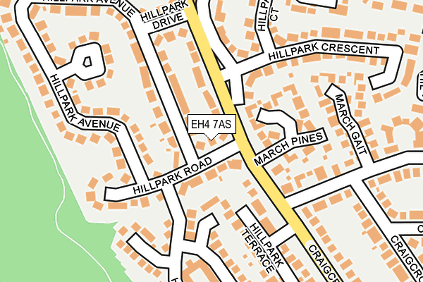 EH4 7AS map - OS OpenMap – Local (Ordnance Survey) EH4 7AS map - OS OpenMap – Local (Ordnance Survey)