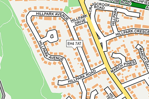 EH4 7AT map - OS OpenMap – Local (Ordnance Survey) EH4 7AT map - OS OpenMap – Local (Ordnance Survey)