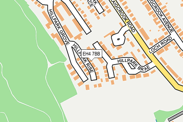 EH4 7BB map - OS OpenMap – Local (Ordnance Survey) EH4 7BB map - OS OpenMap – Local (Ordnance Survey)