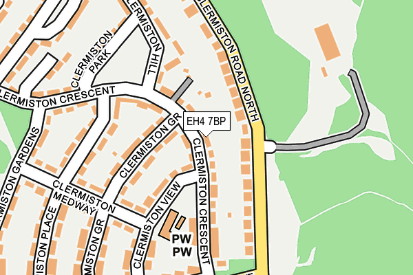 EH4 7BP map - OS OpenMap – Local (Ordnance Survey) EH4 7BP map - OS OpenMap – Local (Ordnance Survey)