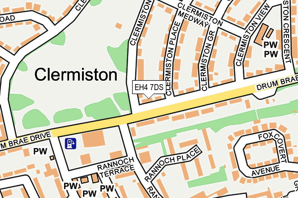 EH4 7DS map - OS OpenMap – Local (Ordnance Survey) EH4 7DS map - OS OpenMap – Local (Ordnance Survey)