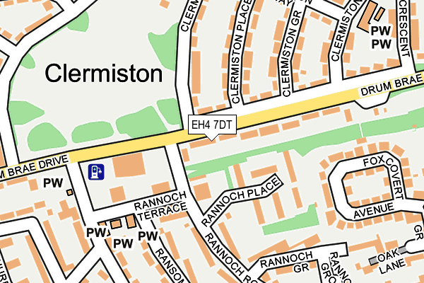 EH4 7DT map - OS OpenMap – Local (Ordnance Survey) EH4 7DT map - OS OpenMap – Local (Ordnance Survey)