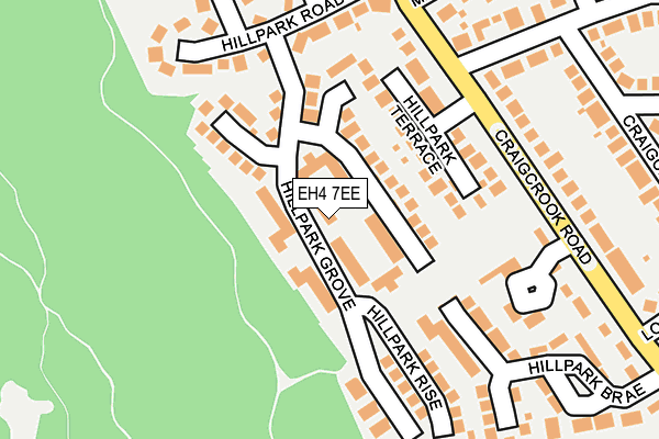 EH4 7EE map - OS OpenMap – Local (Ordnance Survey) EH4 7EE map - OS OpenMap – Local (Ordnance Survey)