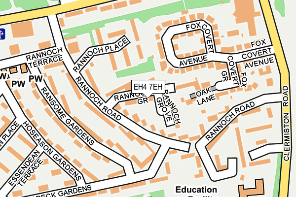 EH4 7EH map - OS OpenMap – Local (Ordnance Survey) EH4 7EH map - OS OpenMap – Local (Ordnance Survey)