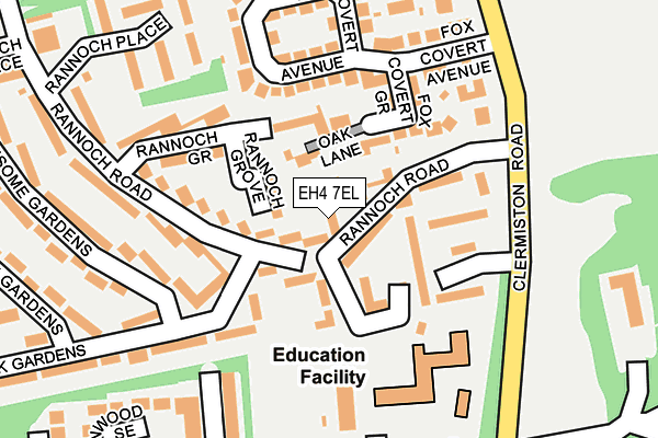 EH4 7EL map - OS OpenMap – Local (Ordnance Survey) EH4 7EL map - OS OpenMap – Local (Ordnance Survey)