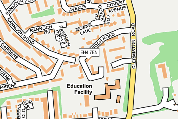 EH4 7EN map - OS OpenMap – Local (Ordnance Survey) EH4 7EN map - OS OpenMap – Local (Ordnance Survey)