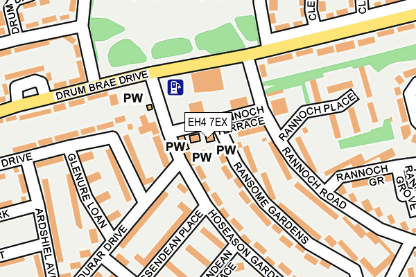 EH4 7EX map - OS OpenMap – Local (Ordnance Survey) EH4 7EX map - OS OpenMap – Local (Ordnance Survey)