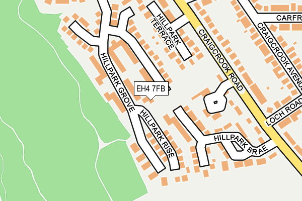 EH4 7FB map - OS OpenMap – Local (Ordnance Survey) EH4 7FB map - OS OpenMap – Local (Ordnance Survey)