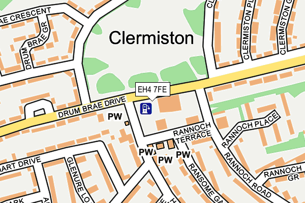 EH4 7FE map - OS OpenMap – Local (Ordnance Survey) EH4 7FE map - OS OpenMap – Local (Ordnance Survey)
