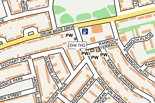 EH4 7HQ map - OS OpenMap – Local (Ordnance Survey) EH4 7HQ map - OS OpenMap – Local (Ordnance Survey)
