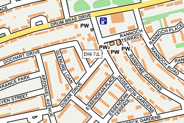 EH4 7JL map - OS OpenMap – Local (Ordnance Survey) EH4 7JL map - OS OpenMap – Local (Ordnance Survey)