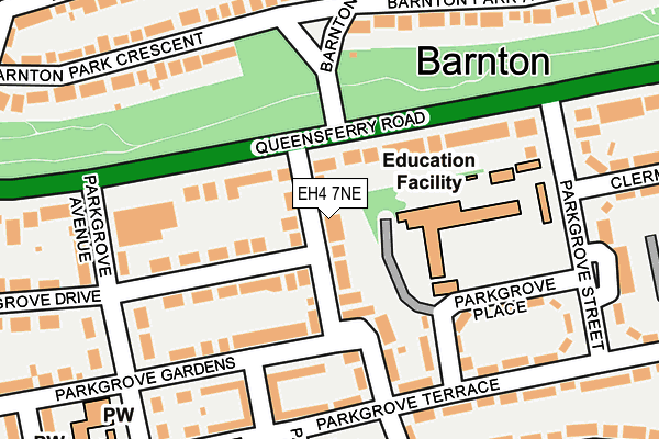 EH4 7NE map - OS OpenMap – Local (Ordnance Survey) EH4 7NE map - OS OpenMap – Local (Ordnance Survey)