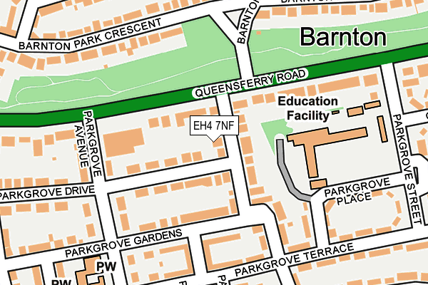 EH4 7NF map - OS OpenMap – Local (Ordnance Survey) EH4 7NF map - OS OpenMap – Local (Ordnance Survey)
