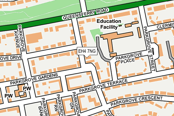 EH4 7NG map - OS OpenMap – Local (Ordnance Survey) EH4 7NG map - OS OpenMap – Local (Ordnance Survey)