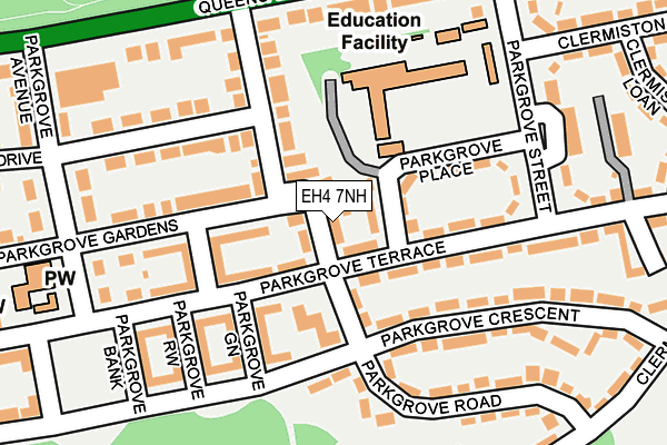 EH4 7NH map - OS OpenMap – Local (Ordnance Survey) EH4 7NH map - OS OpenMap – Local (Ordnance Survey)
