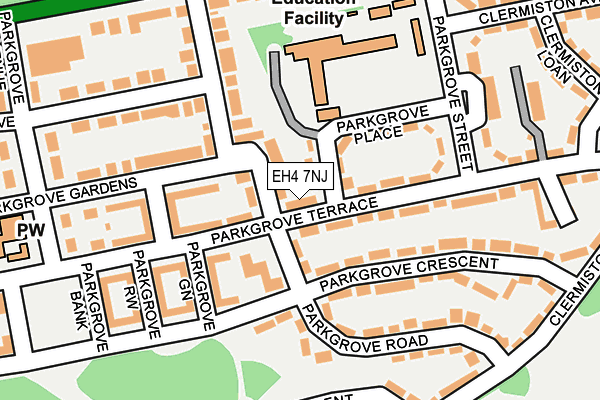 EH4 7NJ map - OS OpenMap – Local (Ordnance Survey) EH4 7NJ map - OS OpenMap – Local (Ordnance Survey)