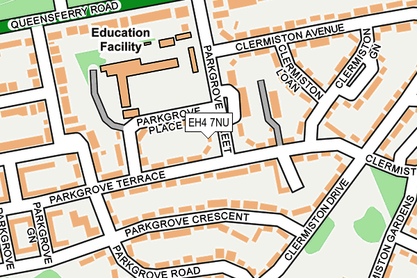 EH4 7NU map - OS OpenMap – Local (Ordnance Survey) EH4 7NU map - OS OpenMap – Local (Ordnance Survey)