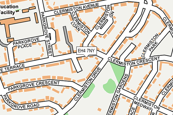 EH4 7NY map - OS OpenMap – Local (Ordnance Survey) EH4 7NY map - OS OpenMap – Local (Ordnance Survey)
