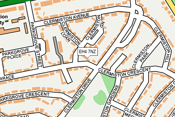 EH4 7NZ map - OS OpenMap – Local (Ordnance Survey) EH4 7NZ map - OS OpenMap – Local (Ordnance Survey)