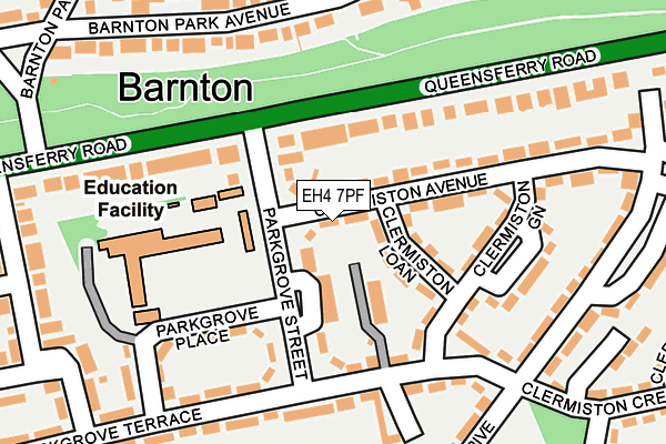 EH4 7PF map - OS OpenMap – Local (Ordnance Survey) EH4 7PF map - OS OpenMap – Local (Ordnance Survey)