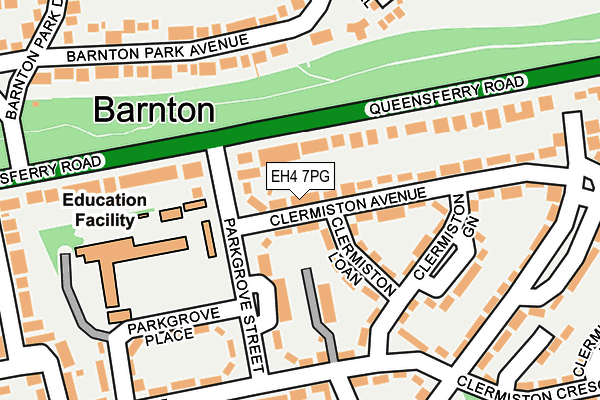 EH4 7PG map - OS OpenMap – Local (Ordnance Survey) EH4 7PG map - OS OpenMap – Local (Ordnance Survey)