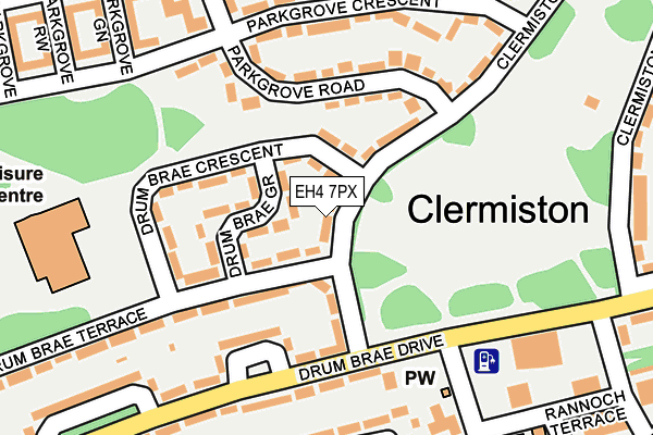 EH4 7PX map - OS OpenMap – Local (Ordnance Survey) EH4 7PX map - OS OpenMap – Local (Ordnance Survey)