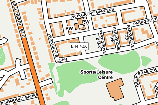 EH4 7QA map - OS OpenMap – Local (Ordnance Survey) EH4 7QA map - OS OpenMap – Local (Ordnance Survey)
