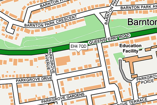 EH4 7QD map - OS OpenMap – Local (Ordnance Survey) EH4 7QD map - OS OpenMap – Local (Ordnance Survey)