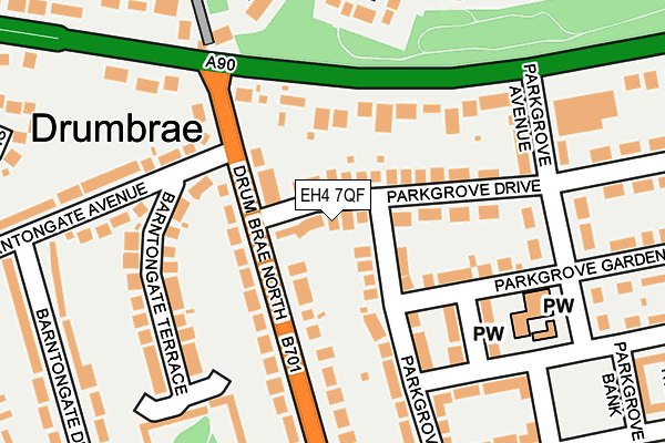 EH4 7QF map - OS OpenMap – Local (Ordnance Survey) EH4 7QF map - OS OpenMap – Local (Ordnance Survey)