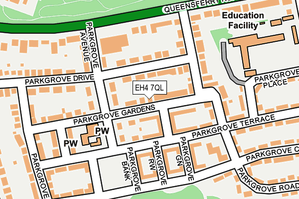 EH4 7QL map - OS OpenMap – Local (Ordnance Survey) EH4 7QL map - OS OpenMap – Local (Ordnance Survey)