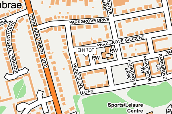 EH4 7QT map - OS OpenMap – Local (Ordnance Survey) EH4 7QT map - OS OpenMap – Local (Ordnance Survey)