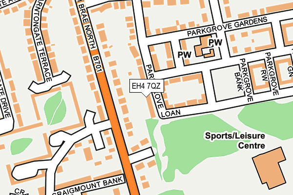 EH4 7QZ map - OS OpenMap – Local (Ordnance Survey) EH4 7QZ map - OS OpenMap – Local (Ordnance Survey)
