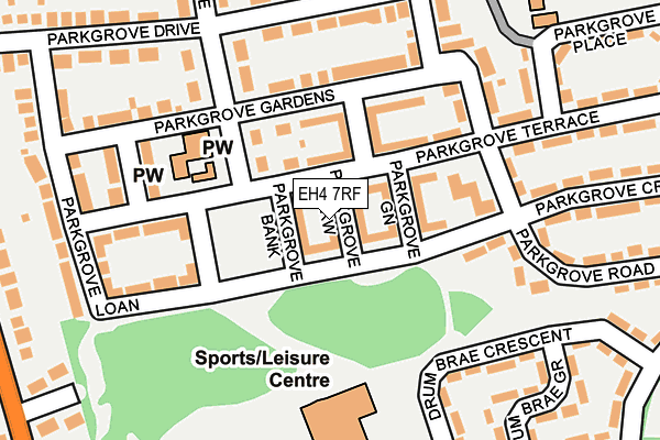 EH4 7RF map - OS OpenMap – Local (Ordnance Survey) EH4 7RF map - OS OpenMap – Local (Ordnance Survey)