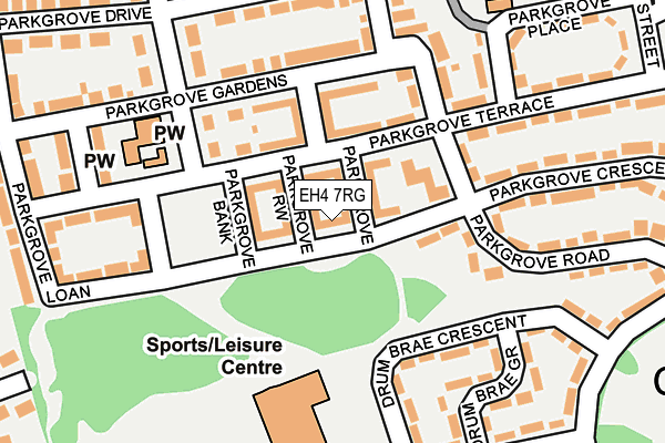 EH4 7RG map - OS OpenMap – Local (Ordnance Survey) EH4 7RG map - OS OpenMap – Local (Ordnance Survey)