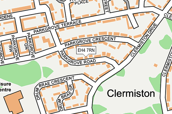 EH4 7RN map - OS OpenMap – Local (Ordnance Survey) EH4 7RN map - OS OpenMap – Local (Ordnance Survey)
