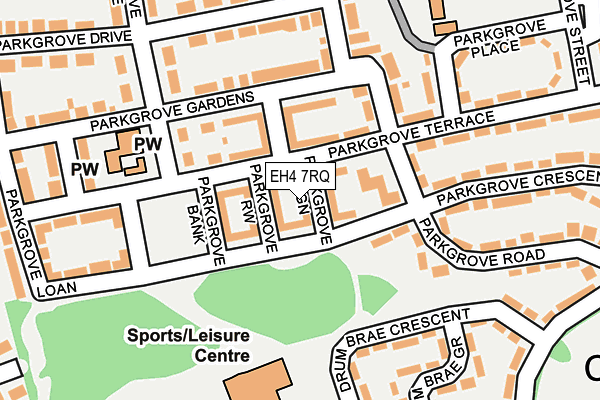 EH4 7RQ map - OS OpenMap – Local (Ordnance Survey) EH4 7RQ map - OS OpenMap – Local (Ordnance Survey)