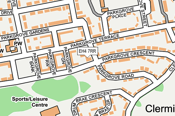 EH4 7RR map - OS OpenMap – Local (Ordnance Survey) EH4 7RR map - OS OpenMap – Local (Ordnance Survey)