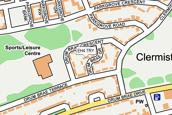 EH4 7RY map - OS OpenMap – Local (Ordnance Survey) EH4 7RY map - OS OpenMap – Local (Ordnance Survey)