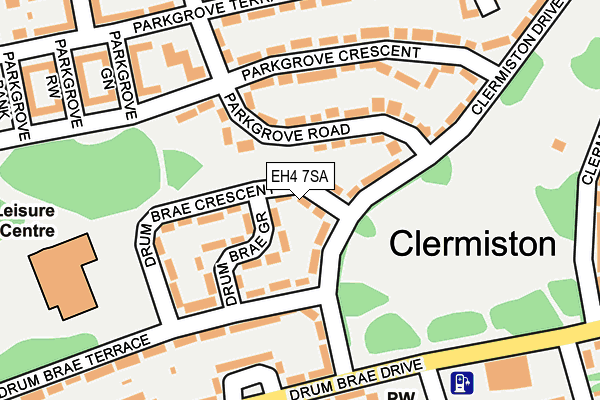 EH4 7SA map - OS OpenMap – Local (Ordnance Survey) EH4 7SA map - OS OpenMap – Local (Ordnance Survey)