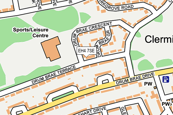 EH4 7SE map - OS OpenMap – Local (Ordnance Survey) EH4 7SE map - OS OpenMap – Local (Ordnance Survey)