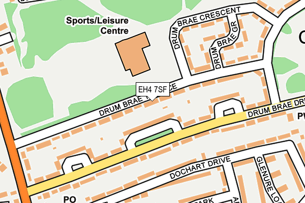 EH4 7SF map - OS OpenMap – Local (Ordnance Survey) EH4 7SF map - OS OpenMap – Local (Ordnance Survey)