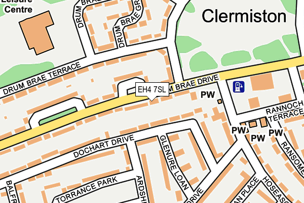 EH4 7SL map - OS OpenMap – Local (Ordnance Survey) EH4 7SL map - OS OpenMap – Local (Ordnance Survey)